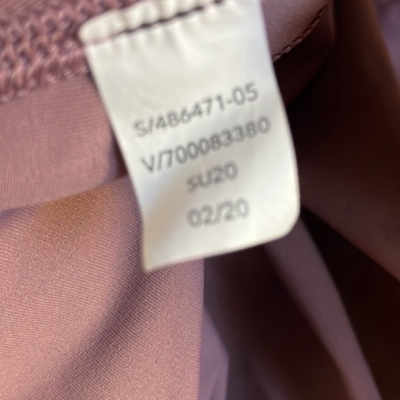 Athleta Matchpoint Dress 486471 w Sz S Women’s Sleeveless Mauve Dress - Picture 7 of 7